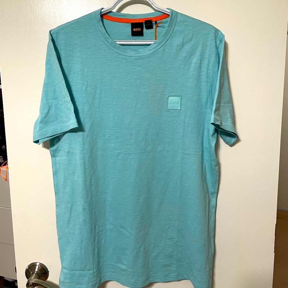 Boss light blue tee